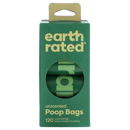 Earth Rated-Dog Poop Bags-Unscented-120 Bags