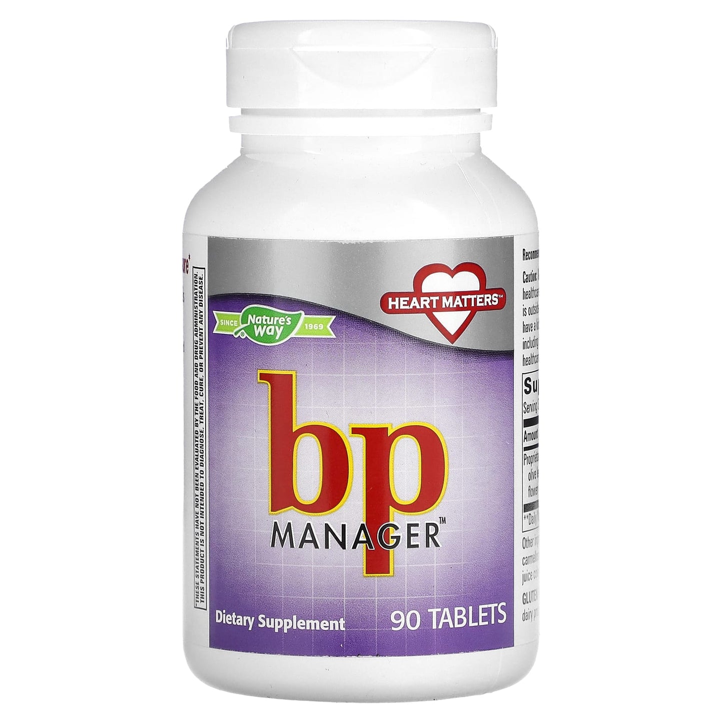 Nature's Way, BP Manager, 90 Tablets