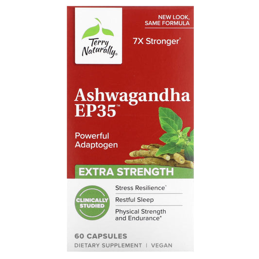 Terry Naturally-Ashwagandha EP35-Extra Strength-60 Capsules