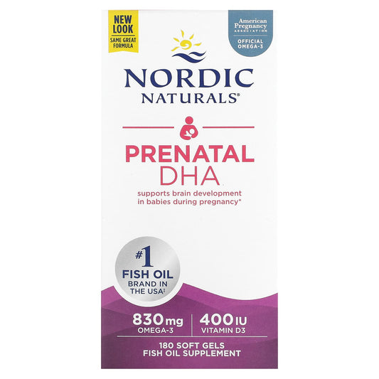 Nordic Naturals-Prenatal DHA-180 Soft Gels
