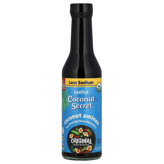 Coconut Secret-Coconut Aminos-Soy-Free Soy Sauce Alternative-Original -8 fl oz (237 ml)