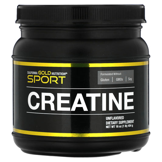 California Gold Nutrition-Creatine Monohydrate-Unflavored-16 oz (454 g)