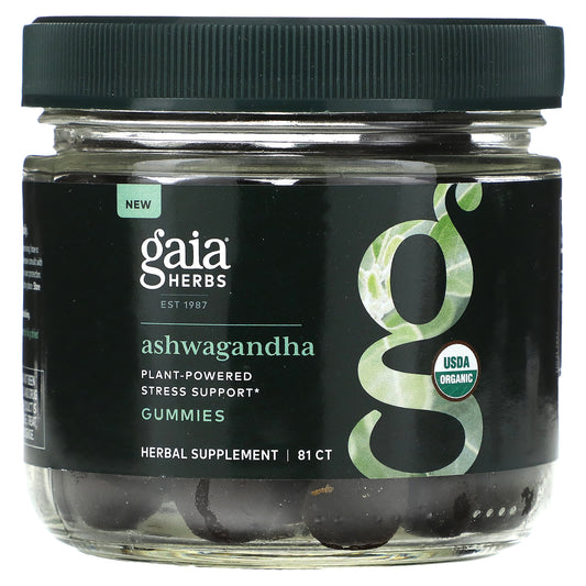 Gaia Herbs-Ashwagandha-81 Gummies
