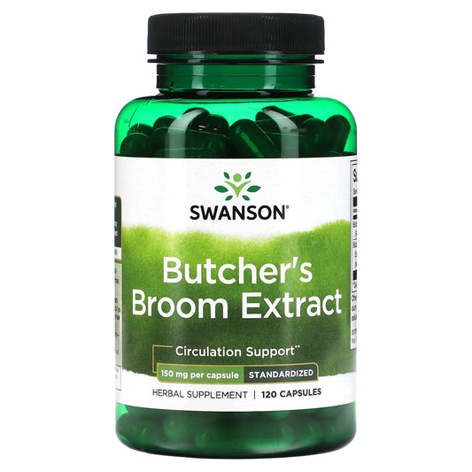 Swanson-Butcher's Broom Extract-150 mg-120 Capsules