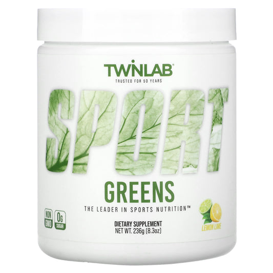 Twinlab-Sport Greens-Lemon Lime-8.3 oz (236 g)