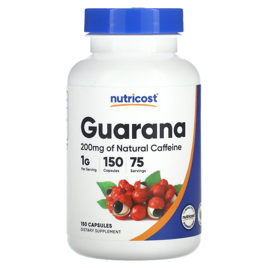 Nutricost-Guarana-1,000 mg-150 Capsules (500 mg per Capsule)