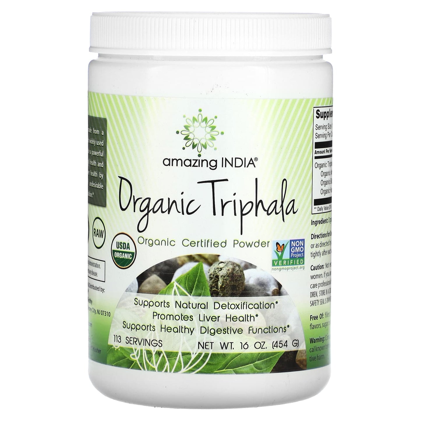 Amazing India-Organic Triphala-16 oz (454 g)