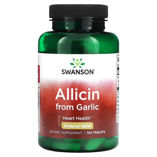Swanson-Allicin From Garlic -12 mg -100 Tablets