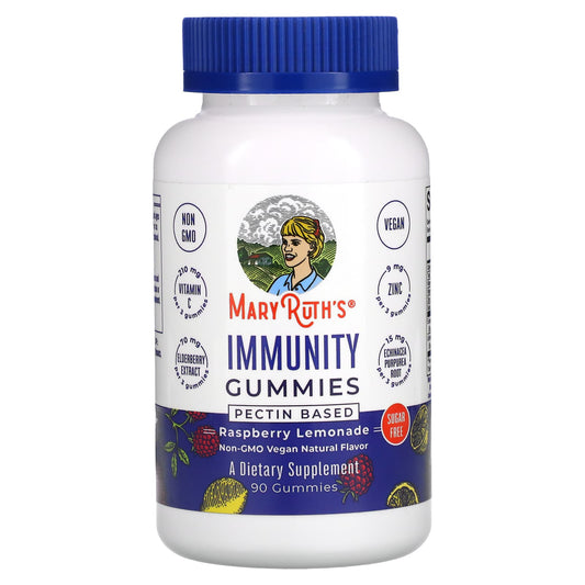 MaryRuth's-Immunity Gummies-Pectin Based-Raspberry Lemonade-90 Gummies