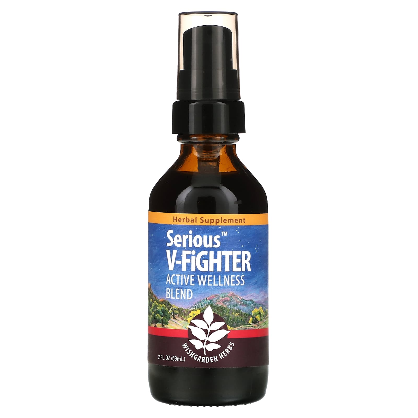 WishGarden Herbs-Serious V-Fighter-2 fl oz (59 ml)