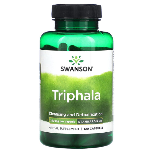 Swanson-Triphala-Standardized-250 mg-120 Capsules