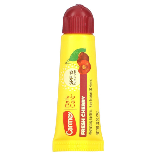 Carmex-Daily Care-Moisturizing Lip Balm-Fresh Cherry-SPF 15-0.35 oz (10 g)