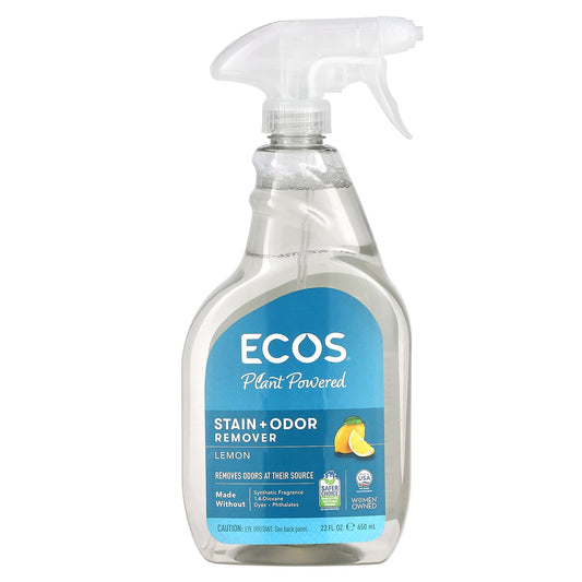Earth Friendly Products-Ecos-Stain + Odor Remover-Lemon-22 fl oz (650 ml)