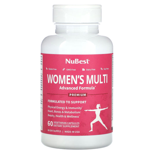NuBest-Premium Women's Multi-60 Vegetarian Capsules