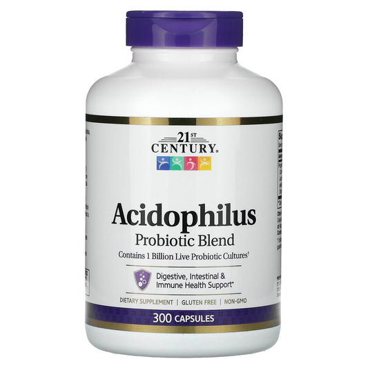21st Century-Acidophilus-Probiotic Blend-300 Capsules