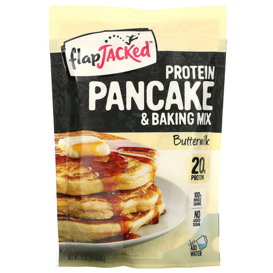 FlapJacked-Protein Pancake and Baking Mix-Buttermilk-12 oz (340 g)
