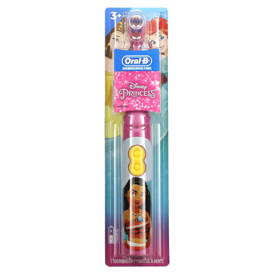 Oral-B-Kids-Battery Power Toothbrush-Soft-3+ Years-Disney Princess-1 Toothbrush