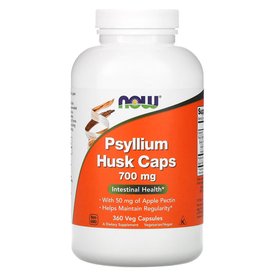NOW Foods-Psyllium Husk Caps-700 mg -360 Veg Capsules